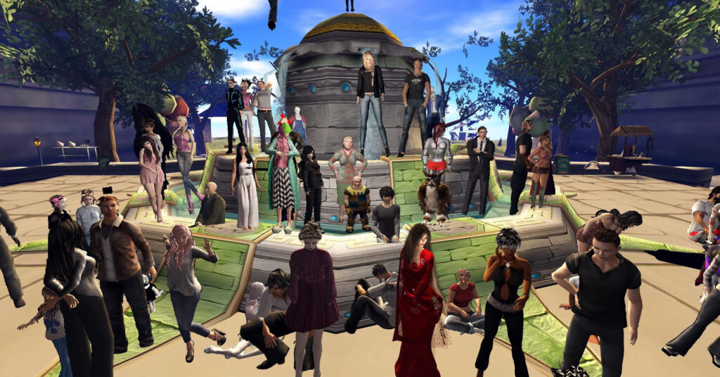 Frame do jogo "Second Life"